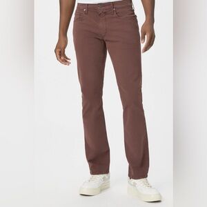 PAIGE, Men's size 32; Federal Slim Straight Leg Jeans, purple / aubergine